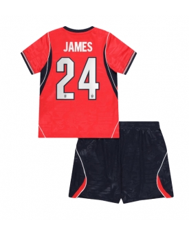 Billige Fotballdrakt England Reece James #24 Replika Bortedraktsett Barn VM 2026 Kortermet (med bukser)